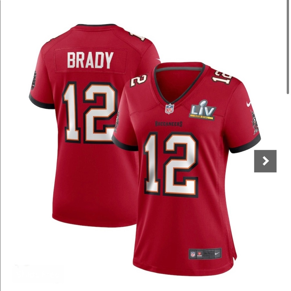 Woman NFL Tampa Bay Buccaneers Tom Brady SuperBowl LV Bound Jersey